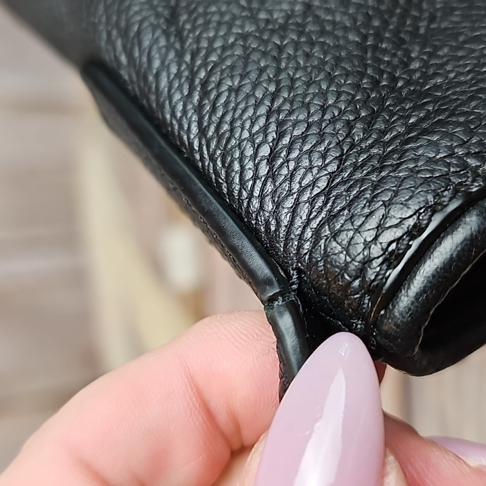 KATE SPADE CHESTER STREET DESSI BLACK PEBBLED LEATHER ADJUSTABLE CROSSBODY BAG - Picture 15 of 16